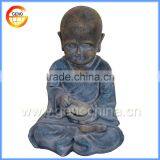 Fibersgalss Monk Statue for Outdoor Decor thumbnail-1