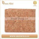 2017 Custom Designer Natural Cork Leather Wallet Wood Materail Men Wallet thumbnail-3