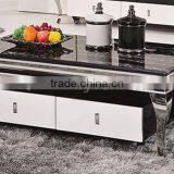 Newest Model Coffee Table With Black Marble Top thumbnail-5