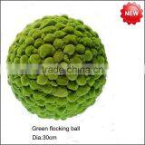 Green Flocking Grass Ball thumbnail-1
