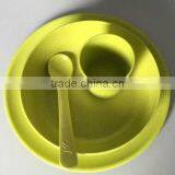 Cartoon Pattern Best Selling Items Food Grade Bamboo Fiber Dinnerware Sets