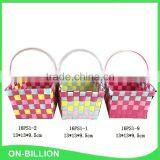 Plastic PP Material Colorful Wholesale Easter Baskets thumbnail-3