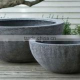 Fiberstone durable planter, garden outdoor polystone pots