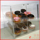 2 Trays Acrylic Pastry&Donut Display Display Case With Magnetic Door thumbnail-1