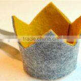 2017 Kenna Four Point Mini Felt Crown Headband Made in China thumbnail-1