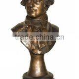 Bronze Head Statue for Desk Office Decoration thumbnail-1