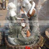 Outdoor Mermaid Fountain Sculpture thumbnail-1