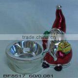 Electroplated Ceramic Santa Claus Pot thumbnail-1