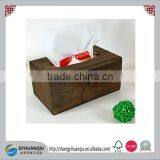 Classical Brown Wooden Tissue Box thumbnail-1