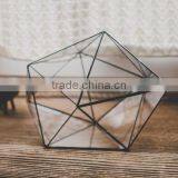 Terrarium Large Strange Geometric Triangle Shape Staine Glass Terrarium Succulent Flowerpot thumbnail-2