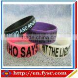 Wide Silicone Wristbands (customized Logo Design) thumbnail-1