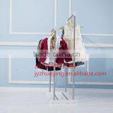 Foldable Metal Cloth Rack With Stand /Foldable Coat Hanger thumbnail-1