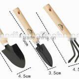 3 Pcs Competitive Price High Quality Steel Kids Garden Hand Tool Set thumbnail-2