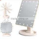 Touch Screen Desktop 22 LEDs Makeup Lighted Mirror Vanity, Mirror With Lights thumbnail-1