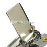 Rectange Face Metal Suspender Clip With Plastic Teeth Inside for Garment, 1 Inch High Quality Fashion Metal Clip thumbnail-3