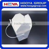 16oz /26oz /32oz Disposable White Paper Food Packing Box With Plastic Handle,waterproof and Oilproof thumbnail-2