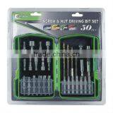 50 Piece Hex Shank Twist Drill and Bit Set in Plastic Case thumbnail-1