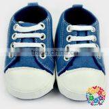 Classic Baby Boy Girl Kid Soft Sole Sport Shoes Sneaker Jeans Canvas Wholesale Baby Crib Shoe thumbnail-4