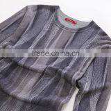 Mens Printing Fine Wool Crew Neck Autumn Knit Sweater thumbnail-3