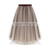 European Style Elegant Organza Long Skirts for Women thumbnail-3