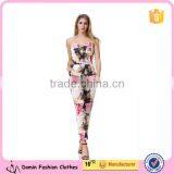 New Arrived Fashion Sleeveless Floral Print Women Jumpsuits thumbnail-1