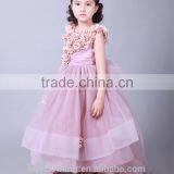 Girl Lace Flower Cute Little Princess Dresses Children Girls' Clothing For Birthday Party Tulle Tutu Dress thumbnail-2