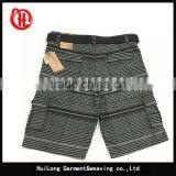 Men Cool Polyester Fashion Summer Board Cargo Shorts With Belt thumbnail-2