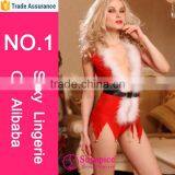 Latest Design Sexy Christmas Lingerie Santa Claus Costume thumbnail-1