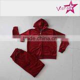 Women Solf Hand Feeling Velour Tracksuits Bright-coloured thumbnail-1