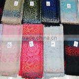 2017 Fashion New Designer Women Jacquard Paisley Floral Peony Pashmina Shawl thumbnail-2