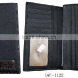 Fashion China Supplier Stamp Logo Black Men Real Leather Hand Purse thumbnail-1