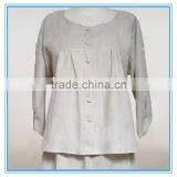 Ladies Casual Linen Pant Suit thumbnail-2