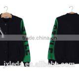 Fashion New Style Children Boys Printed Leg and Chest Color Block Sleeve Jacket thumbnail-4