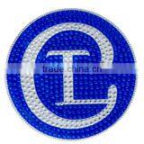 Custom Bling Blue Gem Stone Sticker Crystal Star Rhinestone Self-adhesive Sticker Glitter Acrylic Stick Decorative For Promotion thumbnail-2