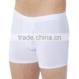 Good Quality Cheap Plain White Cotton Men's Underwear Boxer Shorts thumbnail-1