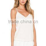 2015 OEM Gym Singlet Ladies White Vest Stringer Vest thumbnail-2