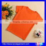 China Supply Round Neck Kids Top Quality Cotton Shirt thumbnail-1
