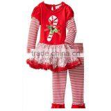 Newest Cotton Girls Clothing Sets Christmas Children Suits Leisure Kids Clothes thumbnail-1