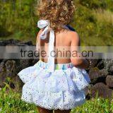 Easter Bunny Ruffle Romper Baby Girls Lace Boho Clothing Infant Toddlers Rabbit Romper thumbnail-4