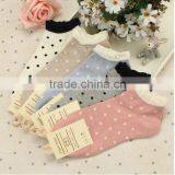 Top Sell Candy Color Choice Free Size Dot Pattern Lovely High Quality Cute Sex Young Girl Tube Wholesale Socks thumbnail-4