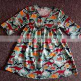 2017 Hot Sale Cartoon Printed Fashion Children Girl Dress thumbnail-3