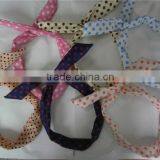 Bestdress Quanzhou Walson Headband Colorful Polka Dot Head Wrap Soft Hair Band LADY Rhinestone Wide Headwrap thumbnail-3