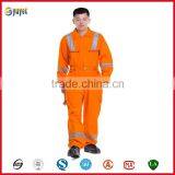 Mens Orange Anti Shrink Chest Pocket Working Clothes thumbnail-1