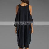 Short Front Long Back & off Shoulder Dress thumbnail-3