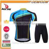BEROY 2016 Latest Men's Short Sleeve Cycling Suit With Padded Shorts,cheap China Wholesale Bike Clothing thumbnail-1