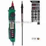 2017 Hot Sale MS8211 Digital Pen Type Multimeter Multitester Handheld Meter DMM Non-contact Voltage NCV Detector thumbnail-2