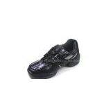 Wholesale Black Leather Shoes Modern Shoes Jazz Style of Men and Women Dance Shoes thumbnail-1