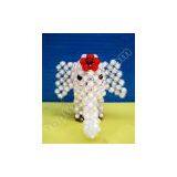 Handmade Acrylic Beaded Elephant Plastic Beads Animal Decoration thumbnail-2