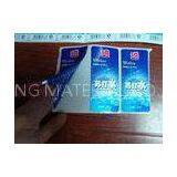 Double Sided Hot Stamp Printed Plastic Adhesive Labels Drinking Water Labels