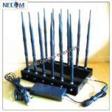 Portable 3G,GSM Cellphone Jammer-effective Range 40 Metrs thumbnail-1